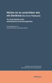 Cover von Nichts ist so unsichtbar wie ein Denkmal [für Ernst Thälmann]