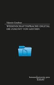 Cover von Wissenschaftssprache digital
