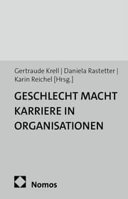 Cover von GESCHLECHT MACHT KARRIERE IN ORGANISATIONEN
