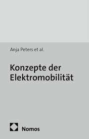 Cover von Konzepte der Elektromobilität