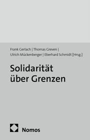 Cover von Solidarität über Grenzen