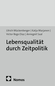 Cover von Lebensqualität durch Zeitpolitik