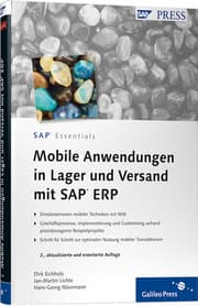 Cover von Mobile Anwendungen in Lager und Versand mit SAP ERP