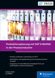 Cover von Produktionsplanung mit SAP S/4HANA in der Prozessindustrie