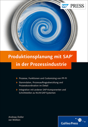 Cover von Produktionsplanung mit SAP in der Prozessindustrie