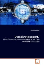 Cover von Demokratieexport?