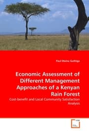 Cover von Economic Assessment of Different Management Approaches of a Kenyan Rain Forest