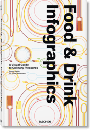 Cover von Food & Drink Infographics. A Visual Guide to Culinary Pleasures