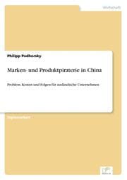 Cover von Marken- und Produktpiraterie in China
