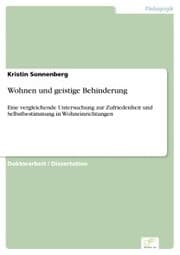 Cover von Wohnen und geistige Behinderung