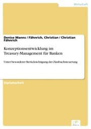 Cover von Konzeptionsentwicklung im Treasury-Management für Banken