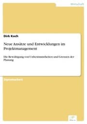 Cover von Neue Ansätze und Entwicklungen im Projektmanagement