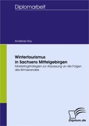 Cover von Wintertourismus in Sachsens Mittelgebirgen