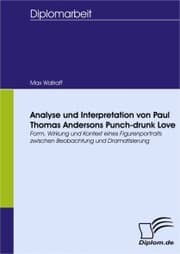 Cover von Analyse und Interpretation von Paul Thomas Andersons Punch-drunk Love