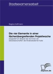 Cover von Die vier Elemente in einer fächerübergreifenden Projektwoche