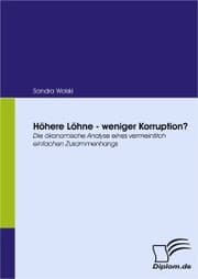 Cover von Höhere Löhne - weniger Korruption?