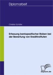 Cover von Erfassung bankspezifischer Risiken bei der Bewertung von Kreditinstituten