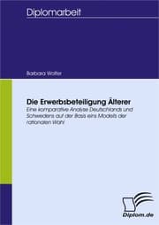 Cover von Die Erwerbsbeteiligung Älterer