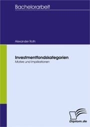 Cover von Investmentfondskategorien - Motive und Implikationen