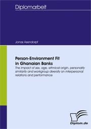 Cover von Person-Environment Fit in Ghanaian Banks
