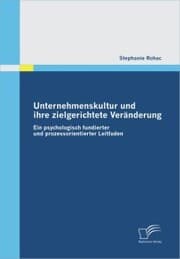 Cover von Unternehmenskultur und ihre zielgerichtete Veränderung
