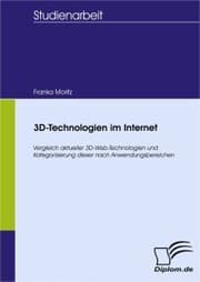 Cover von 3D-Technologien im Internet