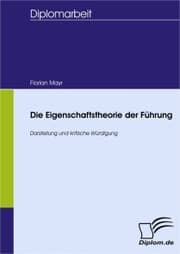 Cover von Die Eigenschaftstheorie der Führung