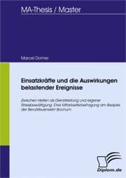 Cover von Einsatzkräfte und die Auswirkungen belastender Ereignisse