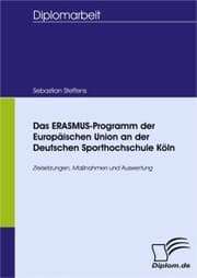 Cover von Das ERASMUS-Programm der Europäischen Union an der Deutschen Sporthochschule Köln