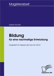 Cover von Bildung für eine nachhaltige Entwicklung