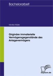 Cover von Originäre immaterielle Vermögensgegenstände des Anlagevermögens