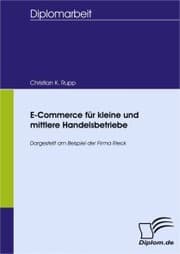 Cover von E-Commerce für kleine und mittlere Handelsbetriebe