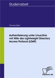 Cover von Authentizierung unter Linux/Unix mit Hilfe des Lightweight Directory Access Protocol (LDAP)