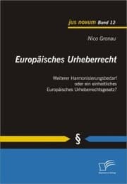 Cover von Europäisches Urheberrecht