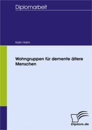 Cover von Wohngruppen für demente ältere Menschen
