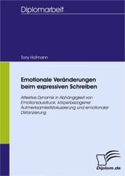 Cover von Emotionale Veränderungen beim expressiven Schreiben