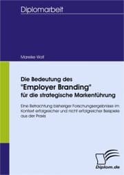 Cover von Die Bedeutung des 'Employer Branding' für die strategische Markenführung
