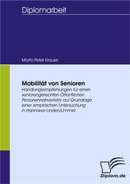Cover von Mobilität von Senioren