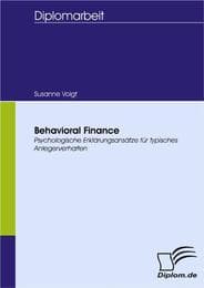 Cover von Behavioral Finance