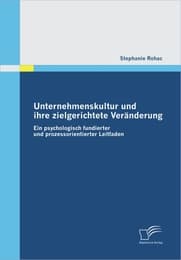 Cover von Unternehmenskultur und ihre zielgerichtete Veränderung