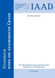 Cover von Handbuch rund um akademische Grade