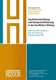 Cover von Qualitätsentwicklung und Kompetenzförderung in der beruflichen Bildung
