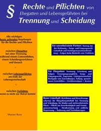 Cover von Rechte und Pflichten von Ehegatten und Lebensgefährten bei Trennung und Scheidung
