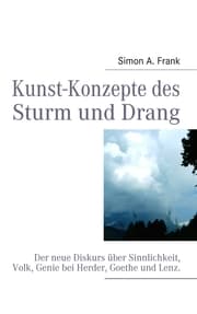 Cover von Kunst-Konzepte des Sturm und Drang