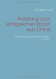 Cover von Anleitung zum erfolgreichen Import aus China