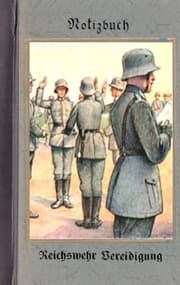 Cover von Vintage Historical Art Notebook: Reichswehr Vereidigung (Notizbuch)