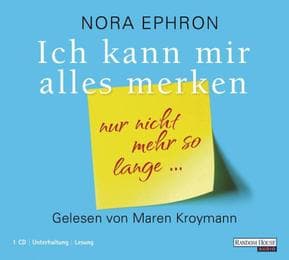 Cover von Ich kann mir alles merken