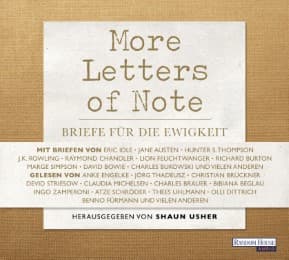 Cover von More Letters of Note