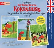 Cover von Englisch lernen mit dem kleinen Drachen Kokosnuss - Die große Box für kleine Englisch-Einsteiger (Band 1-3)