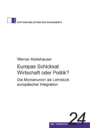 Cover von Europas Schicksal: Wirtschaft oder Politik?